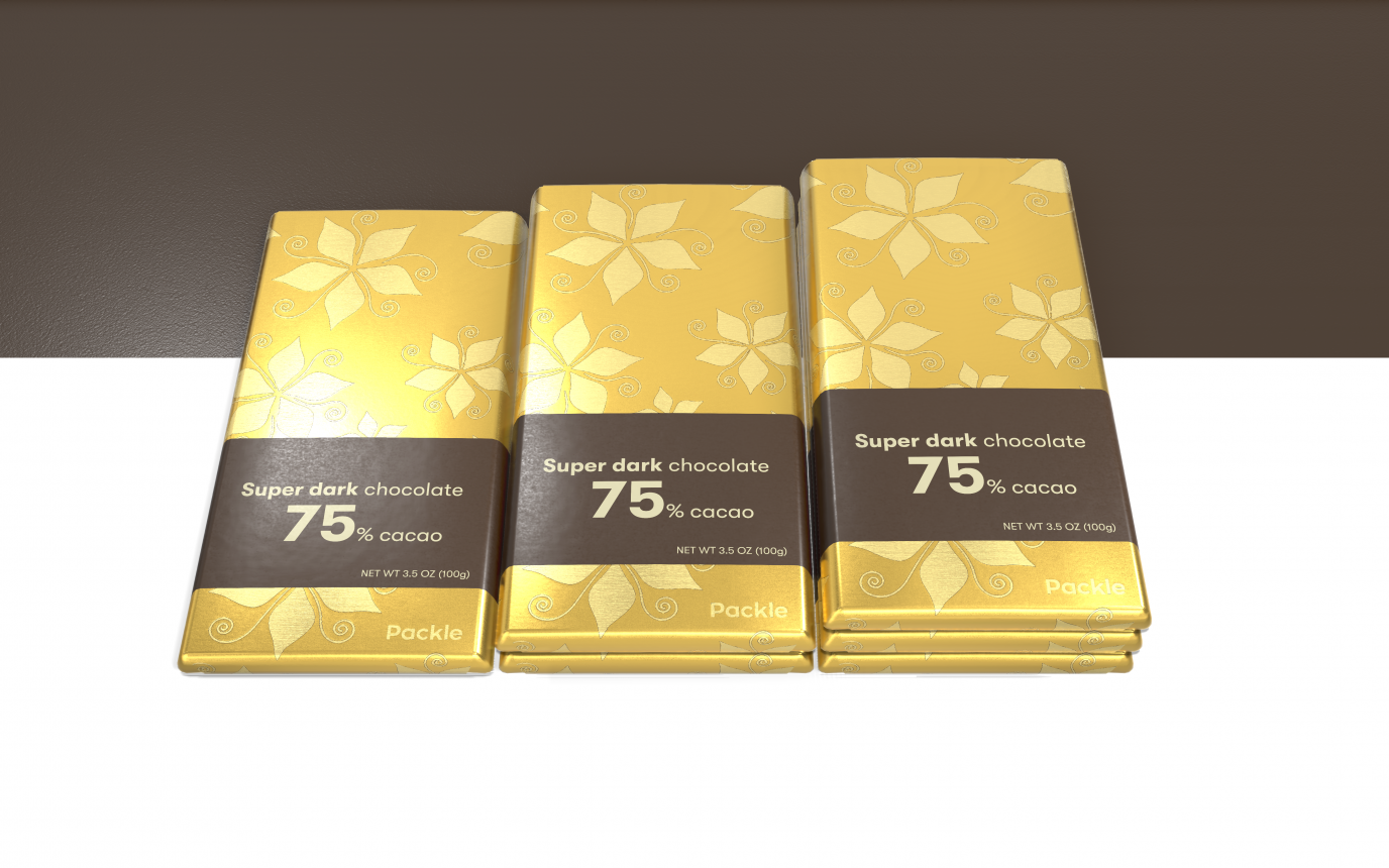 gold chocolate wrapper